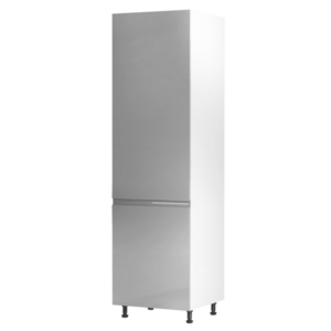 Szekrény a beépíthető hűtőhöz Aurora D60ZL, fehér, szürke kép