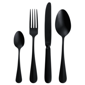 30 darab evőeszköz szett - Baguette Vintage PVD Black Stone Wash - 130391 kép