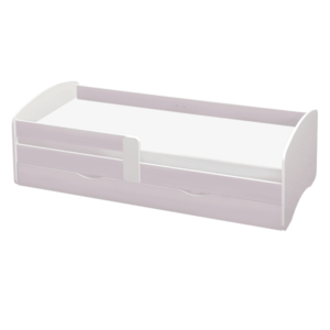 Ágy ráccsal és tárhellyel 80x160, fehér/rózsaszín, COCOLINO kép