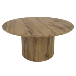 Dohányzóasztal, tölgy, átmérő 80 cm, MAHIR TYP 2 kép