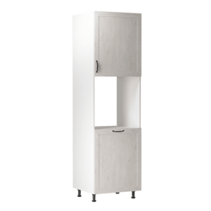 Hűtőgép szekrény, fehér/sosna északi, jobbos, ROYAL D60P kép