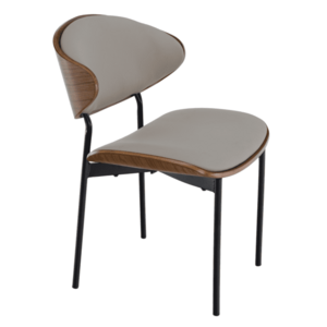 Étkezőszék, bézs/dió/fekete, MARSIA kép