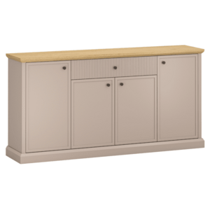 Komód, szürkésbarna Taupe/kő tölgy, IDOL 4D1S kép