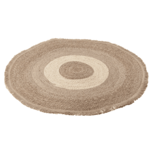 Kerek szőnyeg, természetes, tengeri fű, 80 cm, FERNO kép