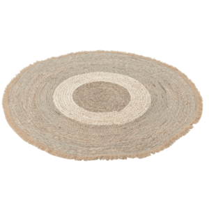 Kerek szőnyeg, természetes, tengeri fű, 120 cm, FERNO kép
