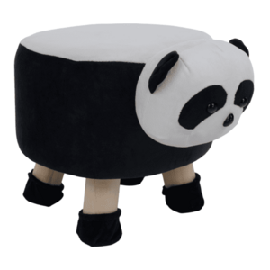 Puff panda formában, fekete/fehér/természetes, ZUNIO TYP 1 kép