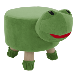 Puff béka formában, zöld/természetes, ZUNIO TYP 2 kép