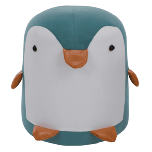 Pingvin alakú puff, kék/fehér, RAINO kép
