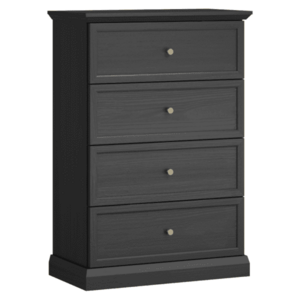 Komód, fekete grafit, LOCCA K4S kép