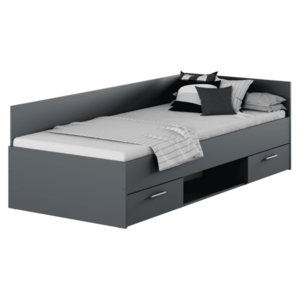 Ágy, 90x200, grafit, BOAT kép