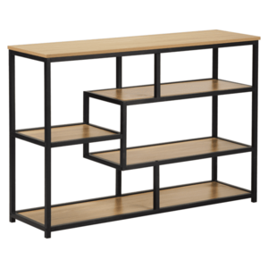 Polcállvány, fekete/tölgy, BILOTE NEW TYP 2 kép