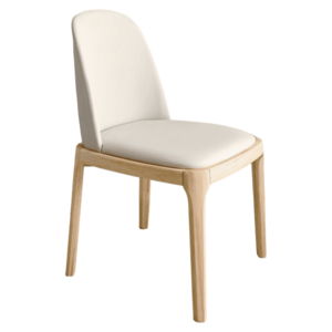 Étkezőszék, természetes/bézs, ekobőr, ZENTRA kép