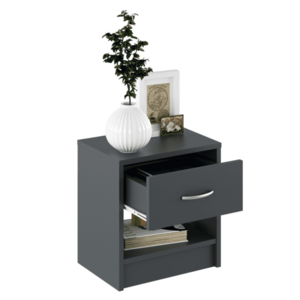 Éjjeliszekrény, grafit, NEA 2 NEW kép