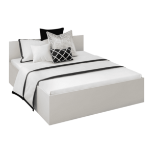 Ágy fém ráccsal és tárolóhellyel, 160x200, kasmír, DOLI kép