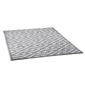 Teraszszőnyeg, szürke/fehér/mintás, 180x240, MEIRI TYP 3 kép