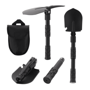 Multifunkciós összecsukható lapát, 5 az 1-ben, fekete, TURAN TYP 2 kép