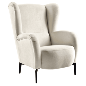 Füles fotel, krémszínű, RAMON kép