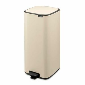 Bézs acél pedálos szemetes 30 l Bo – Brabantia kép