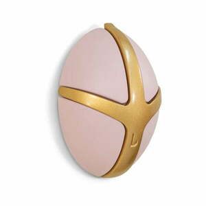 Világos rózsaszín-aranyszínű fali műanyag akasztó Tick – Spinder Design kép