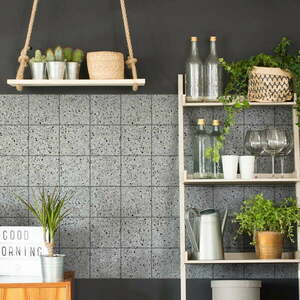 Matrica szett csempére 60 db-os 10x10 cm Terrazo – Ambiance kép