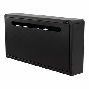 Fekete fém billenő ajtós-függő cipőtartó 75x38x13 cm Mario – Spinder Design kép