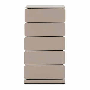 Szürkésbarna fém komód 37x72x26 cm Joey – Spinder Design kép