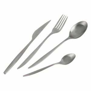 Ezüstszínű rozsdamentes acél evőeszköz készlet 24 db-os – Orion kép