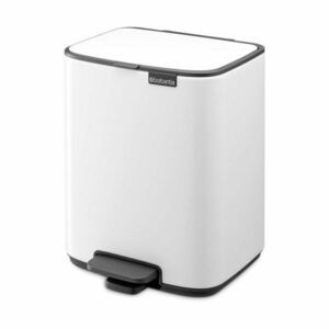 Fehér acél pedálos szemetes 7 l Bo – Brabantia kép