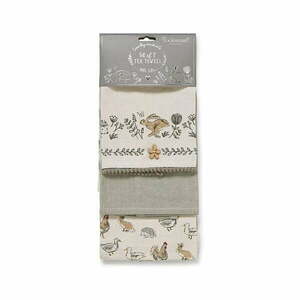 Pamut konyharuha szett 3 db-os 45x65 cm Country Animals – Cooksmart ® kép