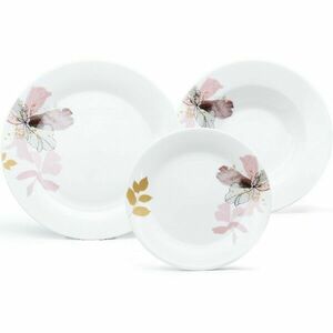 Arôme Home Iris 18 db-os étkészlet, extra fehér kép