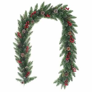Levante karácsonyi girland zöld, 200 cm kép