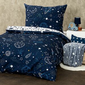 4Home In Space pamut ágyneműhuzat, 140 x 200 cm, 70 x 90 cm kép