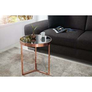 ART DECO fekete réz lerakóasztal 50cm kép