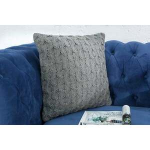 COSY III szürke mintás párna 45cm kép