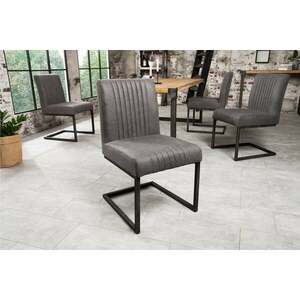 BIG ASTON vintage szürke és fekete szék kép