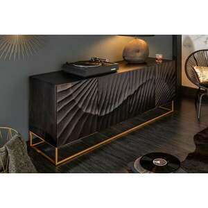 SCORPION fekete mangó tálalószekrény 177cm kép