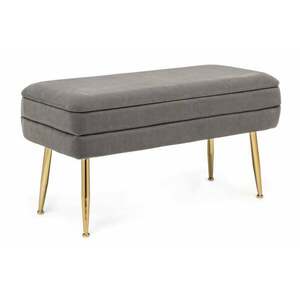 PAVLINA sötétszürke tárolós ülőpad kép