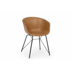 WARHOL barna vintage műbőr szék kép