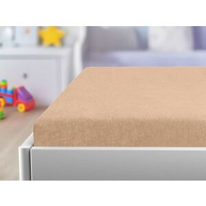 Gyerek frottír lepedő 70x140 cm barack kép