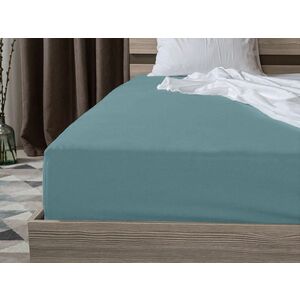 Jersey EXCLUSIVE türkiz lepedő 180x200 cm Grammsúly (rost sűrűség): Lux (190 g/m2) kép