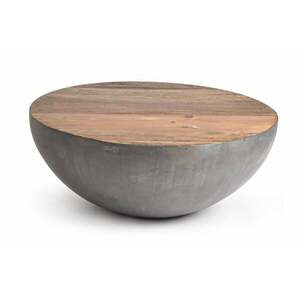 LANCASTER szürke dohányzóasztal 90cm átmérő kép