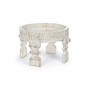 YASIR fehér lerakóasztal 50cm átmérő kép