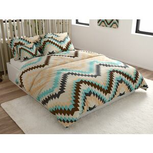 Renforcé pamut ágynemű DIAGRAM krém színű Ágyneműhuzat mérete: 70 x 90 cm | 140 x 200 cm kép