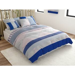 Renforcé pamut ágynemű LUKA kék Ágyneműhuzat mérete: 70 x 90 cm | 140 x 200 cm kép