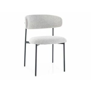 Bézs ELTON étkezőszék fekete lábakkal kép