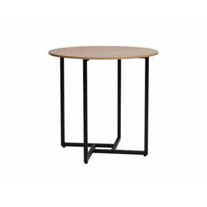 Kerek étkezőasztal tölgy dekorral ALTO II 80x80 kép