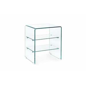 IRIDE üveg tálalószekrény 3 polccal 50x40 kép