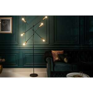 VARIATION fekete fém állólámpa kép