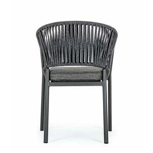 Szürke alumíniumból készült kerti szék kép