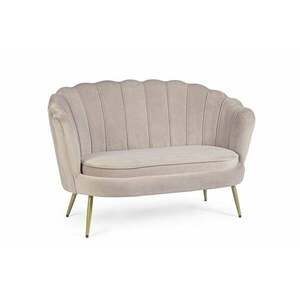 GILIOLA szürke bársony kanapé kép